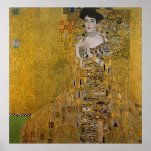 Adele Bloch Bauer door Gustav Klimt Poster
