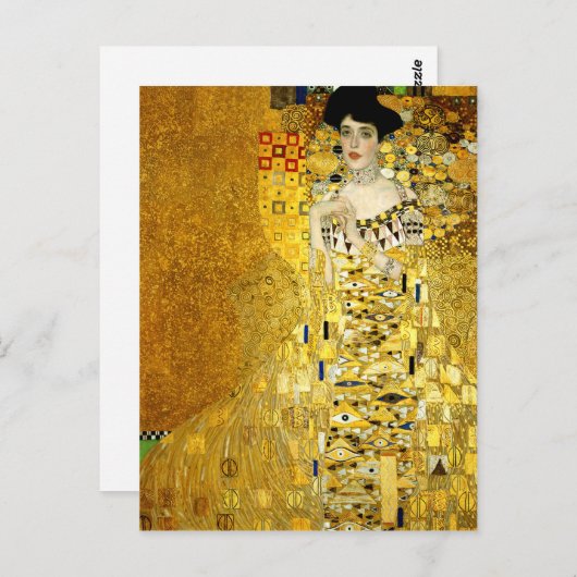 Adele Bloch-Bauer I par Gustav Klimt Carte postale (Devant / Derrière)