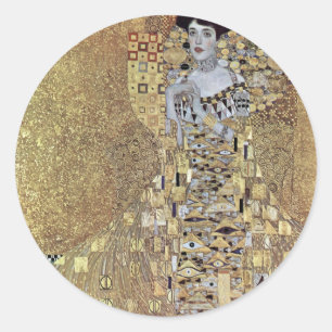 Adele Bloch-Bauer I Ronde Sticker