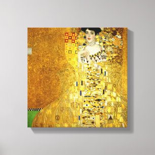 Adele Bloch-Bauer I van Gustav Klimt Canvas Print