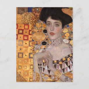 Adele Bloch Bauer Portret (Detail) Gustav Klimt Briefkaart