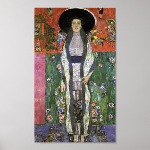 Adele Bloch door de Jugendstilart. van Gustav Poster
