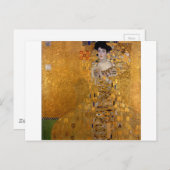 Adele, de Dame in Goud - Gustav Klimt Briefkaart (Voorkant / Achterkant)