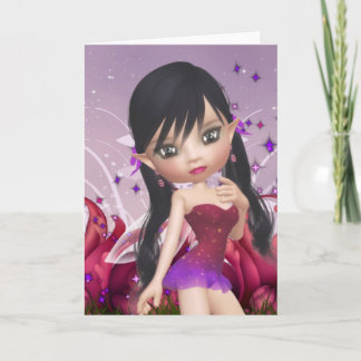 Adele Fairy Groetjes Kaart