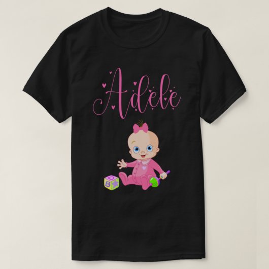 Adele Girl Name - Merch 4 Adele T-shirt (Design voorkant)