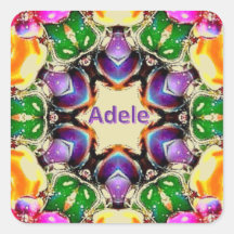 ADELE ~ Helder Abstract patroon ~ Gepersonaliseerd
