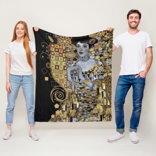 Adele Klimt Fleece Blanket Deken (In situ)