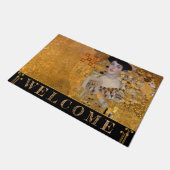 Adele, Lady in Gold van Gustav Klimt, Deurmat (Schuin)