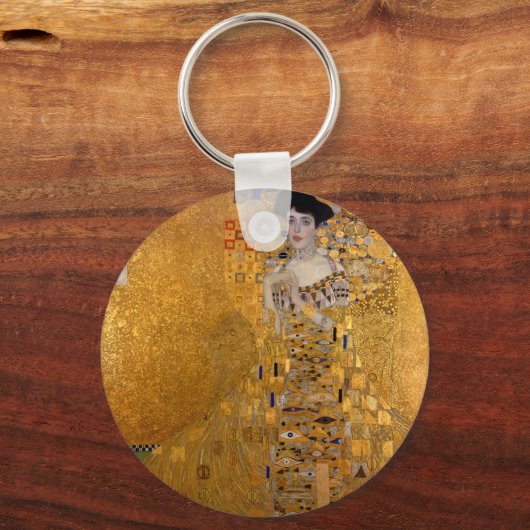 Adele, Lady in Gold van Gustav Klimt,  Sleutelhanger (Voorkant)