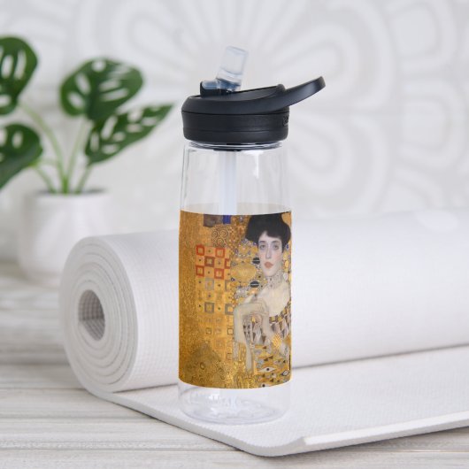 Adele, Lady in Gold van Gustav Klimt,  Waterfles (Insitu)