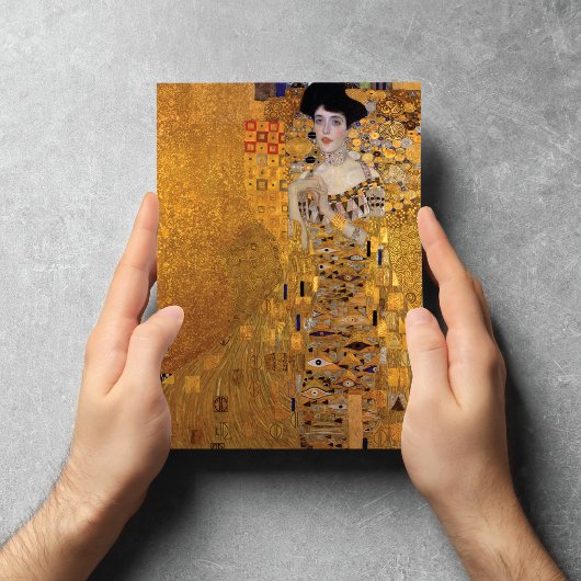 Adele Portrait Gustav Klimt Blank Note Kaart