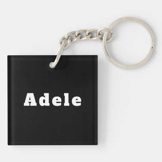 Adele Sleutelhanger (Achterkant)