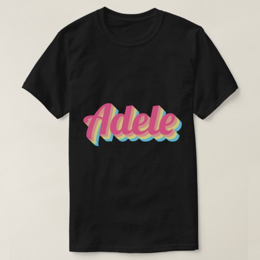 Adele Sweet Baby Name T-shirt (Design voorkant)