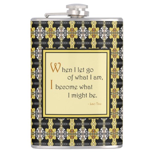 Adeli w / Quote kolf Heupfles (Voorkant)