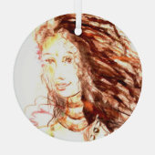 Adelia Glas Ornament (Achterkant)