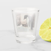 Adélie penguin Shot glass Shot Glas (Achterkant)