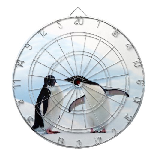 Adelie Penguins Dartbord (Voorkant)