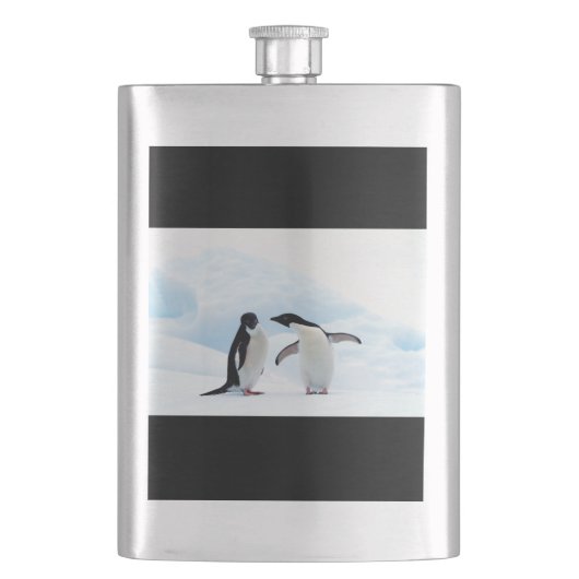 Adelie Penguins Flacon (Voorkant)