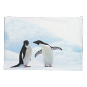 Adelie Penguins Kussensloop (Achterkant)