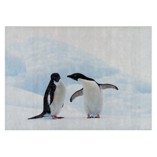 Adelie Penguins Snijplank (Voorkant)