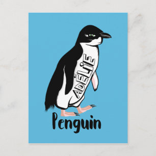 Adelie pinguins briefkaart
