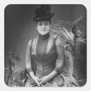 Adelina Patti, 1880 Vierkante Sticker