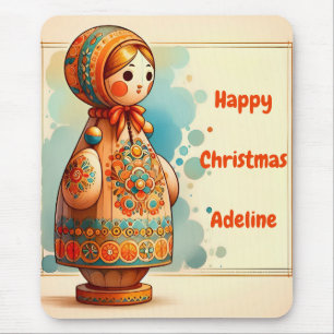 ADELINE ~ Happy Christmas ~ Schattige! ~ Mousepad Muismat