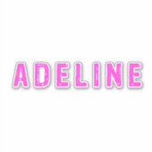 Adeline persoonlijke naam sticker (Voorkant)