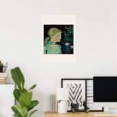 Adeline Ravoux par Van Gogh - Affiche de portrait (Bureau à domicile)