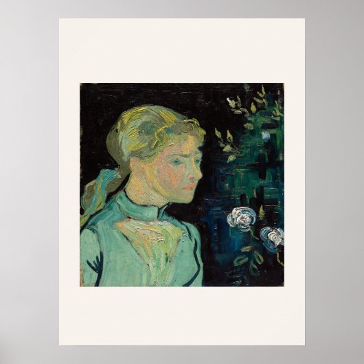 Adeline Ravoux par Van Gogh - Affiche de portrait (Devant)