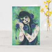 Adelita jour de la carte Dead Par Renee L. Lavoie (Fleur jaune)