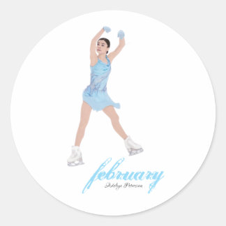 Adeliya Petrosian February Ronde Sticker