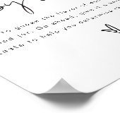 ADELLA Boho raadt het Baby Baby shower spel Poster (Hoek)