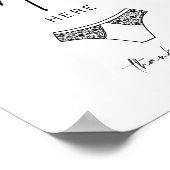 ADELLA Drop Your Panties Bachelorette Game Sign Poster (Hoek)