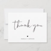 ADELLA Edgy Carte de remerciements photo minimalis (Devant)