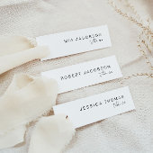 ADELLA Edgy Modern Slender Place Card Naam Kaart