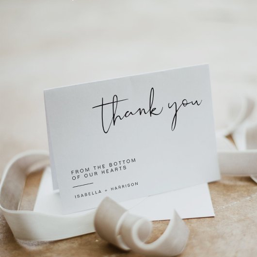 ADELLA Edgy Moderne Minimaliste Merci simple