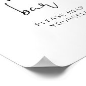 ADELLA Edgy Poster minimaliste moderne de pizza ba (Coin)