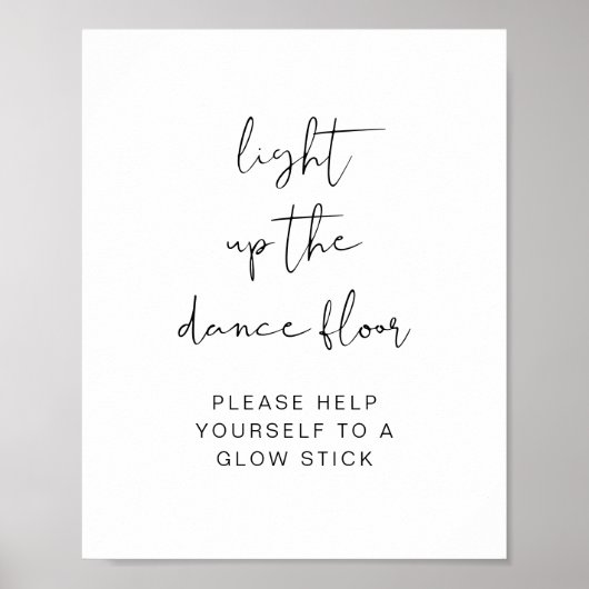 ADELLA licht het Poster Dance Floor Glow Stick op (Voorkant)