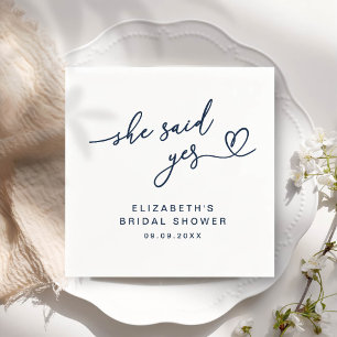 ADELLA Modern Minimal Ze zei ja Vrijgezellenfeest Servet