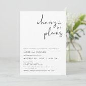 ADELLA Modern Minimalistisch Trouwen Veranderde Pl Kaart (Staand voorkant)