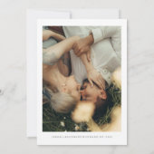 ADELLA-Modern minimalistische foto Opslaan datum Kaart (Achterkant)