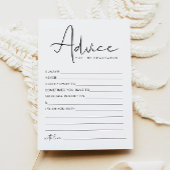 ADELLA Modern Pas getrouwd Advice en Wishes Game K Kaart