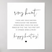 ADELLA Modern Ring Hunt Vrijgezellenfeest Game Poster (Voorkant)