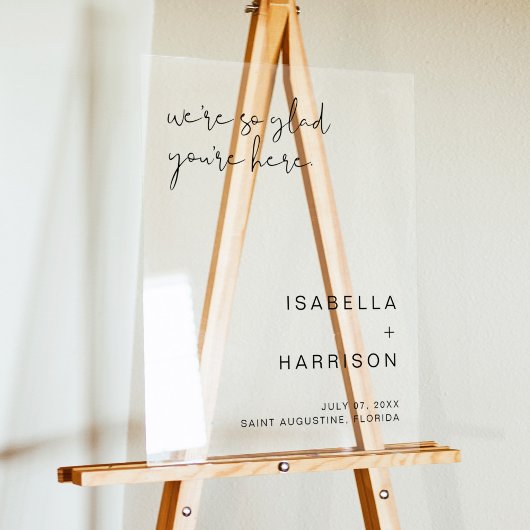 ADELLA Moderne Minimaliste Accueil simple Mariage