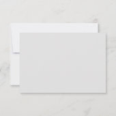 ADELLA Moderne minimaliste QR Code Mariage Carte R (Dos)