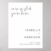 ADELLA- Moderne Minimalistische Eenvoudige Trouw W Poster (Voorkant)