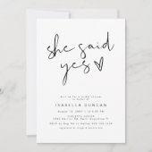 ADELLA zei dat het Vrijgezellenfeest van de modern Kaart (Voorkant)