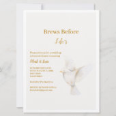 ADELLE Eenvoudige Dusk Blauw Paar Bruiloft Kaart (Voorkant)