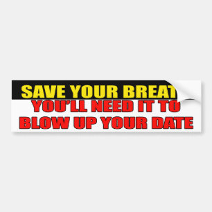 Adem Besparen Bumpersticker